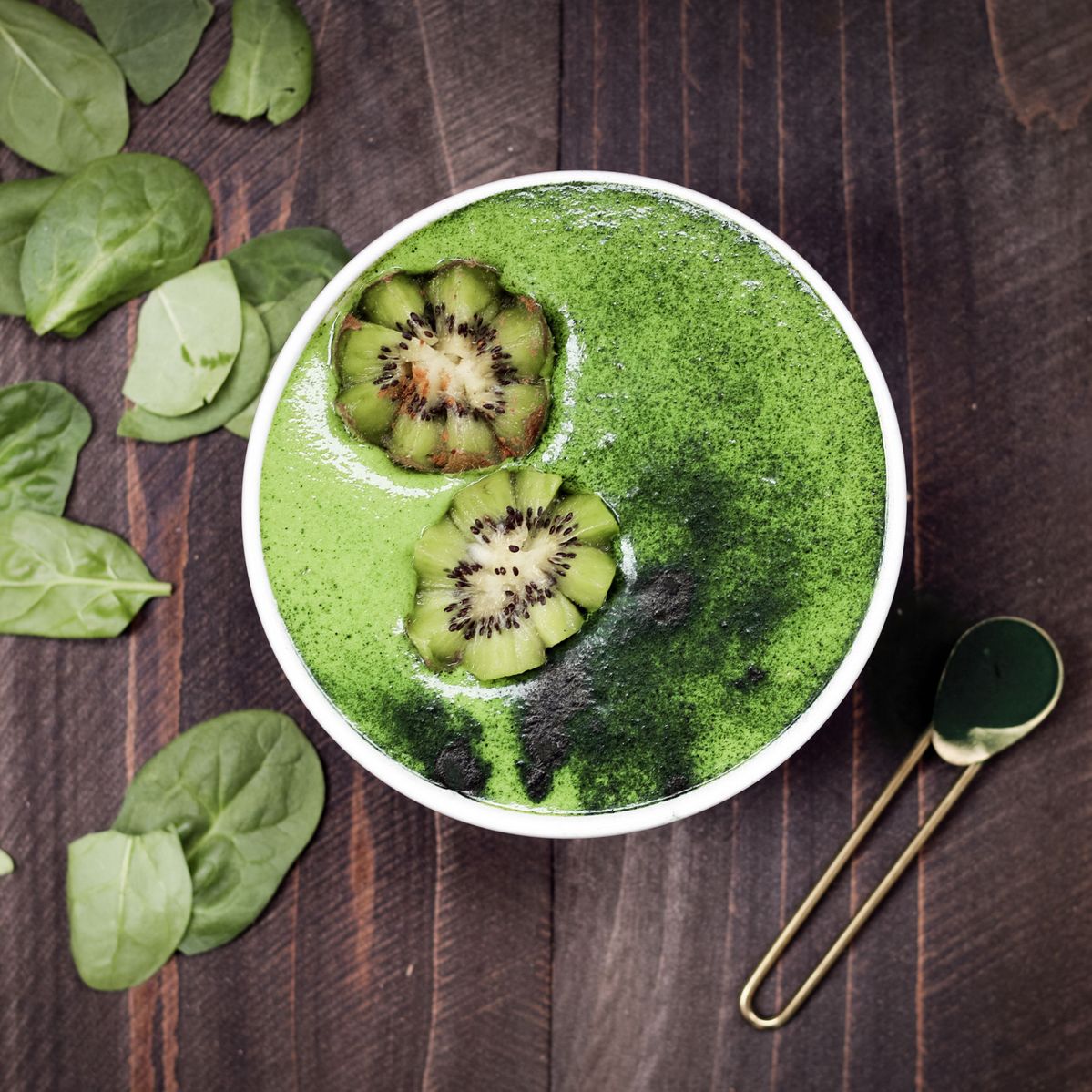 Smoothie bowl med vårt green pulver